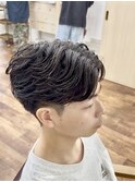 メンズ フェザーパーマ