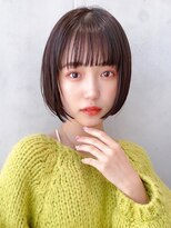 セイドット オモテサンドウ(Say. omotesando)&nbsp;Say.ショートボブブルーカラーホワイトグレージュデジタルパーマ