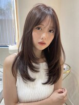 サイン 渋谷(SIGN)&nbsp;韓国ヘアーハッシュカットレイヤーカットグレージュブリーチ無し