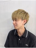 波巻きツイストスパイラルパーマ/フェザーパーマ/眉毛/メンズ