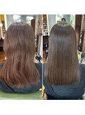 髪質改善ストレート