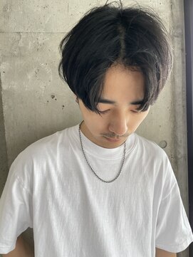 クオル 円山(QOL) センターパートパーマメンズ