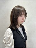 藤沢ベージュ/藤沢レイヤーカット／藤沢オリーブカラー