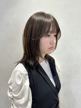 パーク(PAAQ) 藤沢ベージュ/藤沢レイヤーカット／藤沢オリーブカラー