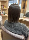 切りっぱなしボブ×外ハネ
