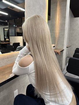 エクステ80本×ホワイトグレージュ