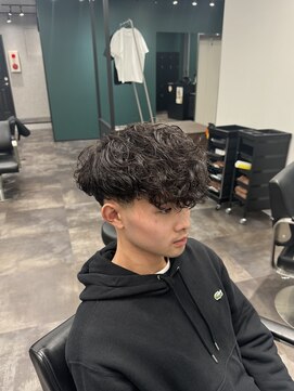 メンズサロンドットリアン(dot. lien) スペインカール 前下りマッシュ【町田/町田MEN'S】