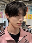 韓国マッシュラウンドマッシュシースルーマッシュダウンパーマ