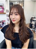 大人可愛いモテ髪ロングレイヤー