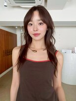 フィルムス 千葉(FILMS)&nbsp;ミルクティーベージュ/レイヤーボブ/韓国巻き/顔周りカット/千葉