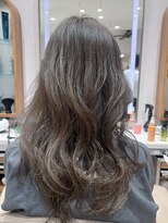 ピークアブー アヴェダ ギンザシックス(PEEK-A-BOO AVEDA GINZASIX)&nbsp;オイルケアカラーオリーブベージュグレージュ白髪ぼかし◆