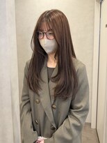 リタ(Lita.) レイヤー/ロング/くすみブラウン/透明感カラー【新保/青江】