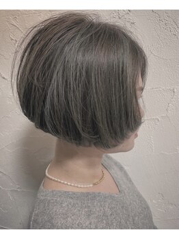 ボッカ(bocca)の写真/白髪を隠すだけでなく、透明感を楽しむ髪色へ