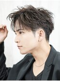 フェザーショートアップバング刈り上げアクティブショート短髪
