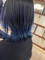 ラランジェ 大阪店(LARANJE)&nbsp;切りっぱなしボブ×グラデーションカラー