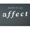 ヘアーデザイン アフェクト(Hair Design affect)のお店ロゴ
