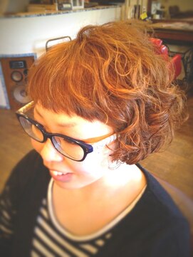 ヘアーラウンジ ルーク(hair lounge Rook) クシュっとお手入れ簡単パーマスタイル