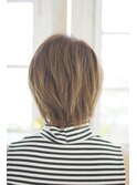 吉祥寺/美髪デザインカラー無造作カールボブディ丸みショート027
