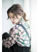 エルブロッサム 北上尾店(L-Blossom)&nbsp;20代30代大人可愛い♪ワンカールバングで旬顔◎こなれアレンジ３