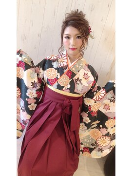 アイビス(AIBIZ) 卒業式 袴スタイル アップ