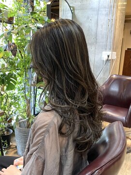 ロダット 横浜(LODAT by little) コントラストハイライト×グレージュ【LODAT横浜】