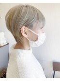 ホワイトシルバーショート