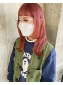 #オススメ#ピンクカラー#10代#20代#高知ヘアカラー#ブリーチ