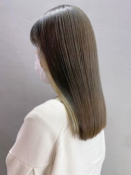 アイティー バイ アルバム 中野店(IT by ALBUM) オリーブベージュ_ショコラベージュボブルフ_ba360081