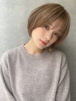 エニ 自由が丘(ENi)&nbsp;黒髪/グレーベージュ/レイヤーロング/前髪パーマ[自由が丘駅]