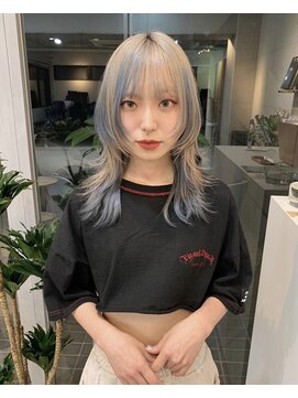 アリートウキョウ(ALLY TOKYO) 中性ウルフレイヤーカットロングウルフカット姫カット姫ウルフ