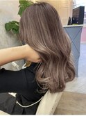 お手入れ簡単ミディアムレイヤー×シアべージュ