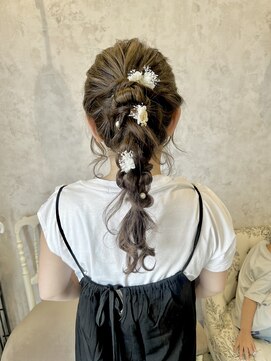 ディーヴァヘアーエズ(DIVA hair Eze) 【kotone】編みおろしポニー