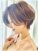 calna by ELMO/ショートボブ/ハンサムショート/丸みショート