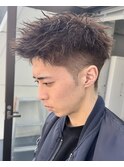 ツイストパーマ/スパイキーショート/刈り上げ/八王子駅/吉川