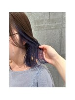 ニカ 溝の口(NICA)&nbsp;ディープパープル×インナーカラー＊【NICA 溝の口】