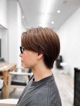 セイドット フクオカ(Say.FUKUOKA) 【メンズ★大名】メンズカラー×ブラウン×韓国風センターパート