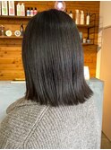 グレージュ 艶髪 髪質改善 ミディアムレイヤー