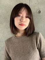 ガーデンヨコハマ(GARDEN YOKOHAMA) 切りっぱなしタッセルボブオリーブベージュミルクティーベージュ