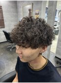 滋賀/南草津/メンズ美容室/波巻きツイストスパイラルパーマ