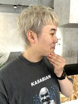 サニーサイドサロン(SUNNY SIDE SALON)&nbsp;ショート×ホワイトブロンド