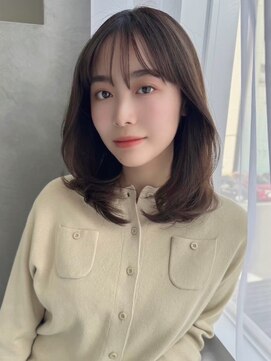 ソヨン 栄2号店(SOYON) 小顔/ミディアムレイヤー/レイヤーカット/ボブルフ/2wayバング