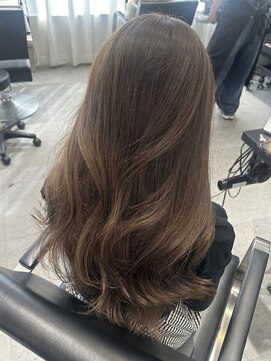 ソヨン 栄2号店(SOYON) ブリーチなしダブルカラー/ミルクティーベージュ/メルティカラー