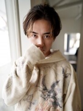 メンズヘアーログ 錦糸町(Men's hair L.O.G) メンズ　毛流れセンターパート