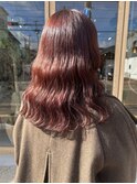 レッド/赤/暖色/近鉄奈良/ブリーチなし/髪質改善/奈良/学割