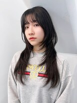 アルバム 渋谷パルコ(ALBUM) ロング顔周りレイヤー美髪韓国ヘア_ba541701