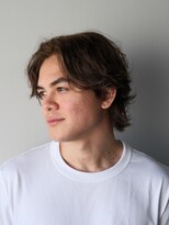 マール 矢場町(MARL)&nbsp;外国人風ニュアンススパイラルパーマメンズセンターパート