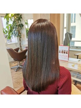 エイゼット バンビーニ 川越(AZ bambini) 【矢野明日香】次世代ストレート×髪質改善Ｄｒカラー【川越】