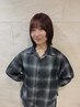 カラー＋髪質改善トリートメント＋バブル  ￥13530 → ￥11880