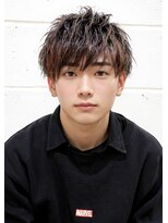 サロンリベルテ(salon Liberte) ツイストスパイラルショートシースルーマッシュアップバング