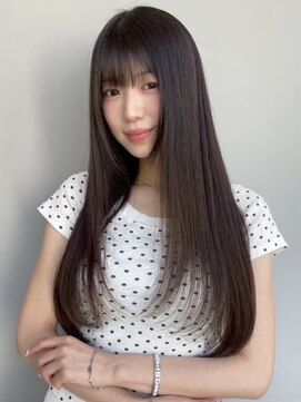 トリッカ シブヤ(TRICCA SHIBUYA) ロングレイヤー/髪質改善/暗髪/トーンダウン/グレージュ/寒色/